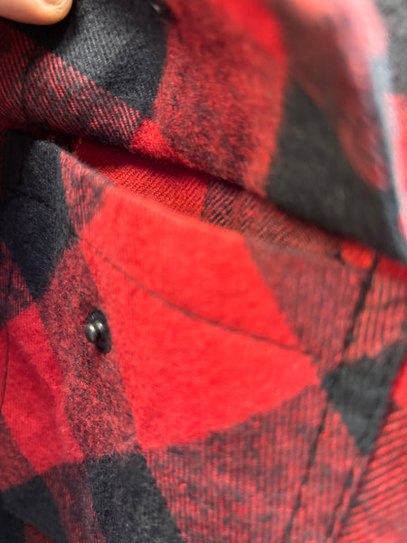 Blusão Flanela Estilo Camisa c/proteções