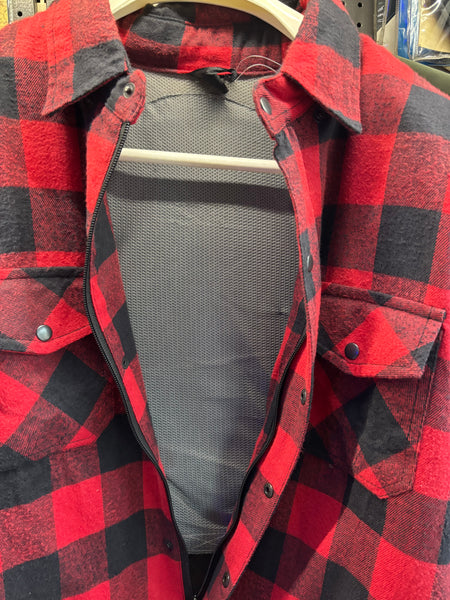 Blusão Flanela Estilo Camisa c/proteções