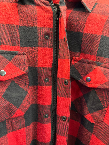 Blusão Flanela Estilo Camisa c/proteções