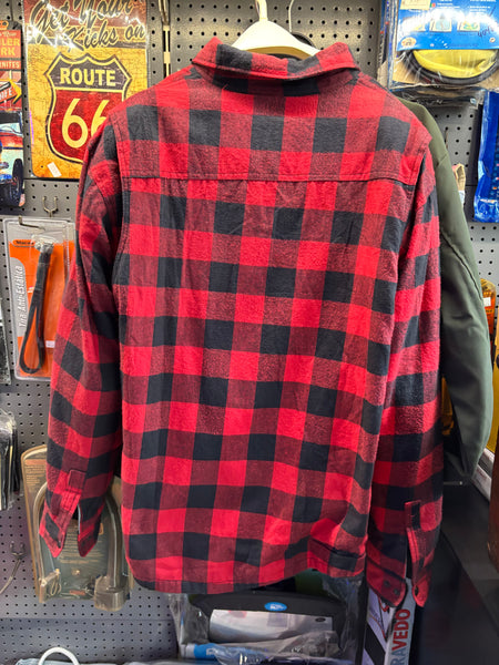 Blusão Flanela Estilo Camisa c/proteções