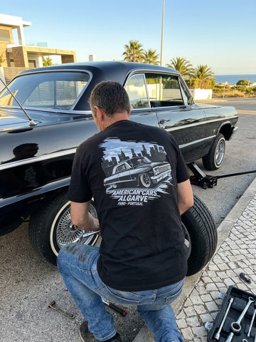 T-shirt Americancars Algarve Night City