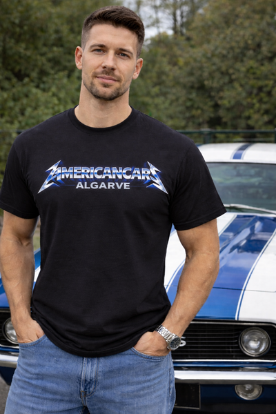 T-shirt Americancars Algarve Ride the Lightning