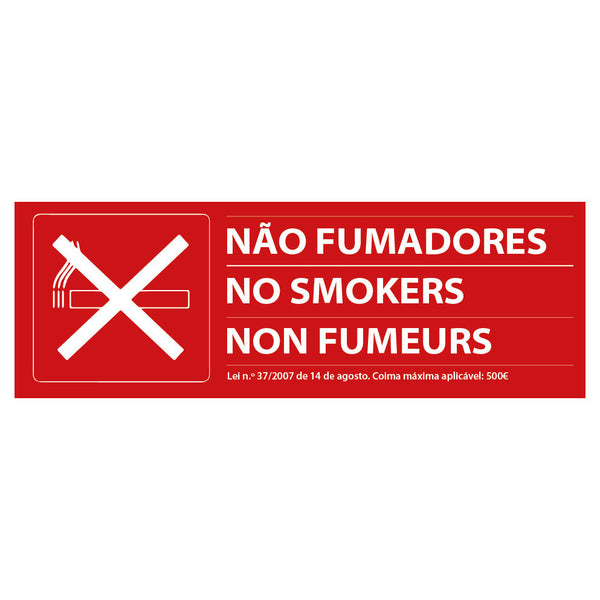 Autocolante Proibido Fumar