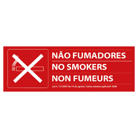Autocolante Proibido Fumar