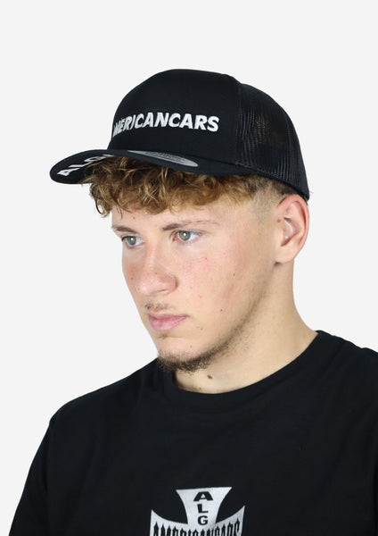 Boné Cap Trucker Americancars Algarve Red Bordado