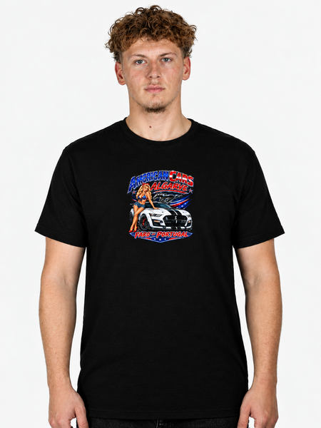 T-shirt Americancars Algarve Mustang