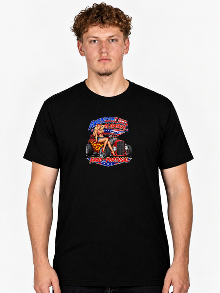 T-shirt Americancars Algarve Hot Rod