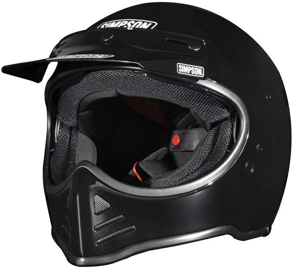 Capacete Simpson M52 helmet black glossy