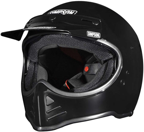 Capacete Simpson M52 helmet black glossy