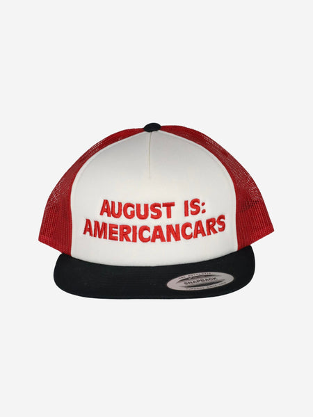 Boné Cap Trucker Americancars Algarve Red Bordado