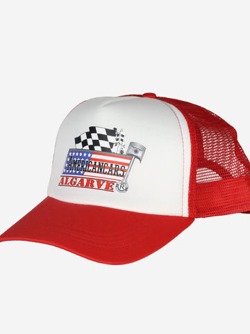 Boné Americancars Algarve Vermelho  Trucker Cap