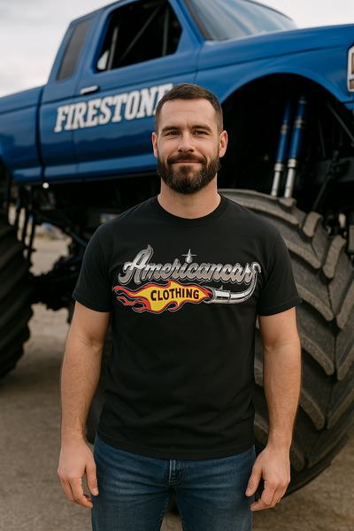 T-shirt Americancars Clothing