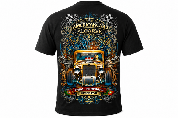 T-shirt Americancars Algarve Cash