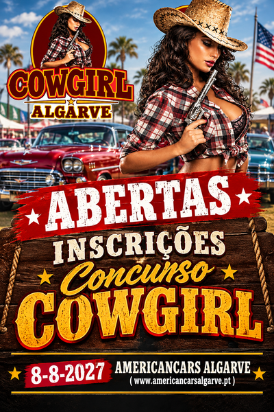 Concurso Cowgrils Algarve 8 Agosto 2027 Americancars Algarve