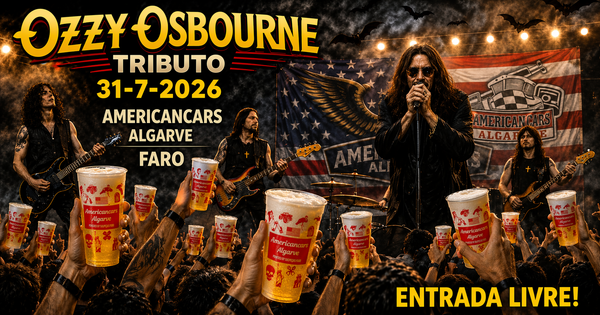 Ozzy Osbourne Tributo | Faro 31 Julho 2026 | Americancars Algarve