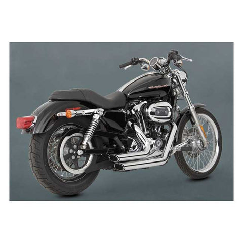 Escapes Harley Davidson Sportser 2004-2013 Vance& Hines, 2-1/2” Shortshots Chrome