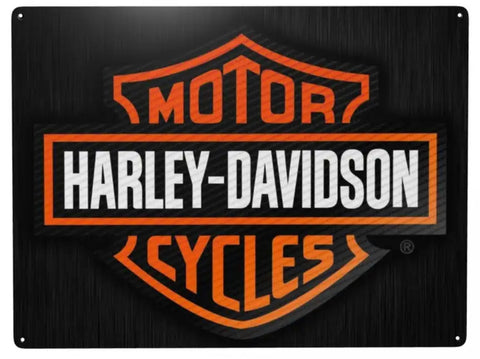 Chapa Metal Sign Harley Davidson 30x20
