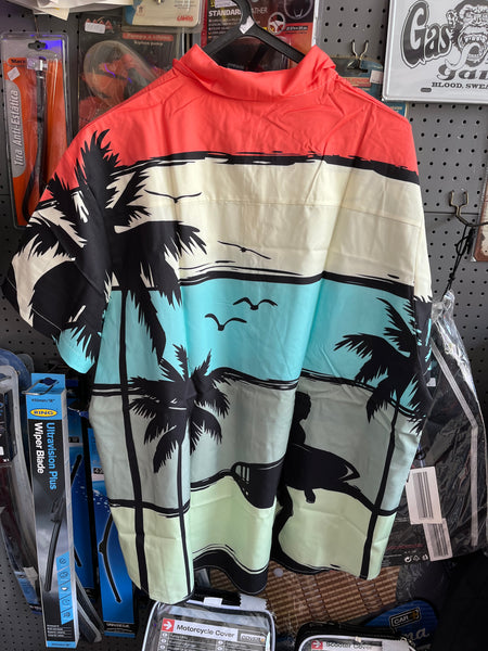 Camisa Hawaii Style Aloha Havaiana Surf Stripe