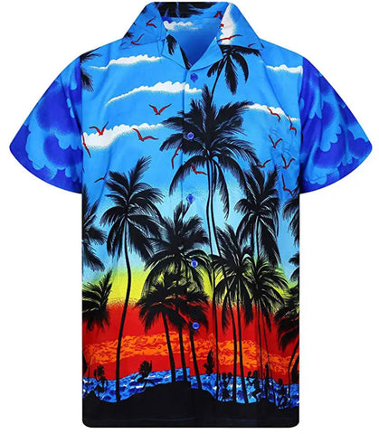 Camisa Hawaii Style Aloha Havaiana Surf