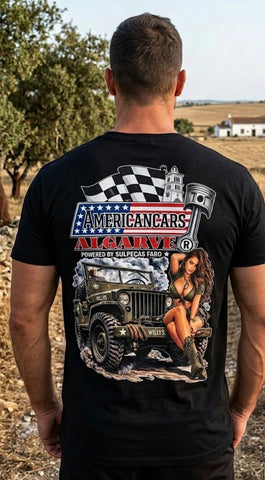 T-shirt Americancars Algarve Army