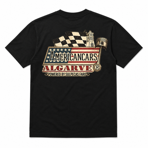 T-shirt Americancars Algarve Vintage Logo