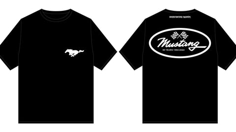 T-shirt 60º aniversário Ford Mustang