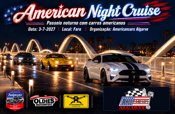 2º American Night Cruise 🌙 Passeio noturno com carros americanos