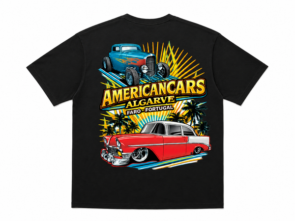 T-shirt Americancars Algarve Palm