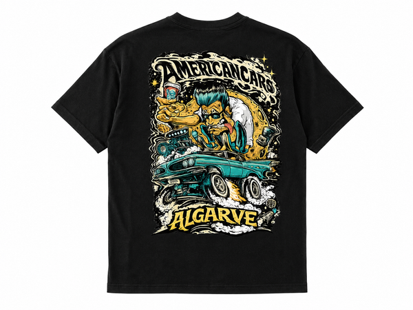 T-shirt Americancars Algarve Rockabilly