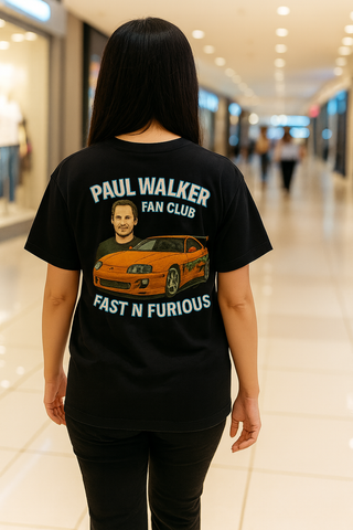 T-shirt Paul Walker Fans Club USA Fast n Furious Movie Brian O'Conner