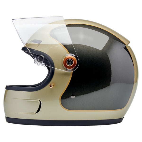 Capacete Biltwell Gringo SV Helmet Metallic Champagne Charcoal Tracker