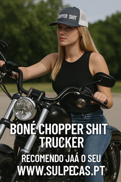 Boné Cap Trucker Chopper Shit Bordado