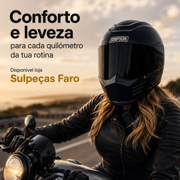 Capacete Simpson Modular Darksome Helmet Black Metal