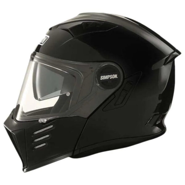Capacete Simpson Modular Darksome Helmet Black Metal