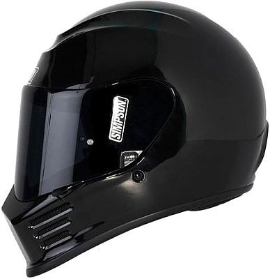 Capacete Simpson Modular Darksome Helmet Black Metal