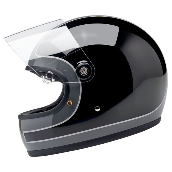 Capacete Biltwell Gringo S Helmet Storm Grey Black Tracker Gloss