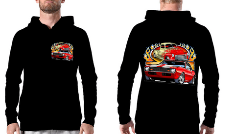 Hoodie Sweat com gorro Cars Flames