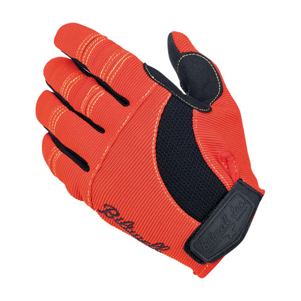 Luvas Biltwell Moto Gloves Orange Black Yellow