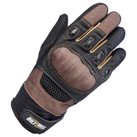 Luvas Biltwell Bridgeport Gloves Chocolate Black