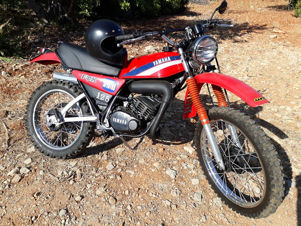 Capacete Bandit Historic Motocross preto mate