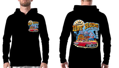 Hoodie Sweat com gorro Hot Rod Beach