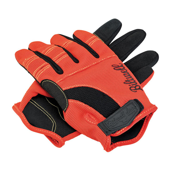 Luvas Biltwell Moto Gloves Red Black White