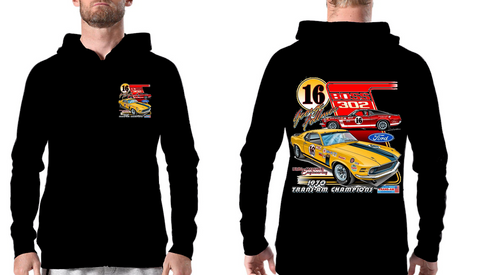 Hoodie Sweat com gorro Ford Mustang Boss