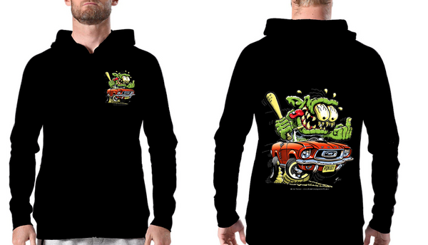 Hoodie Sweat com gorro Monster car