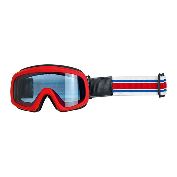 Oculos Biltwell Overland 2.0 Racer Goggles Red White Blue