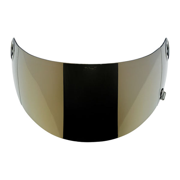 Viseira capacete Biltwell Gringo Flat Shields Gold Mirror