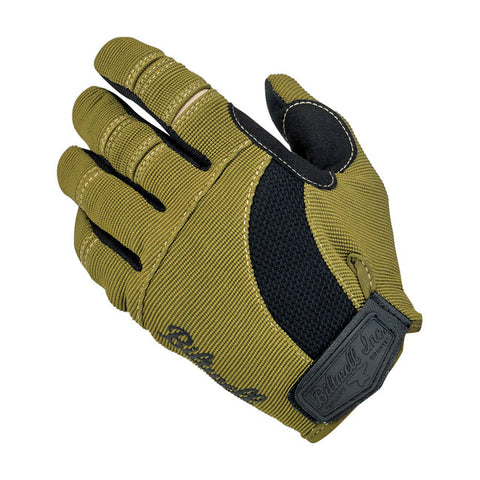 Luvas Biltwell Moto Gloves Olive Black Tan