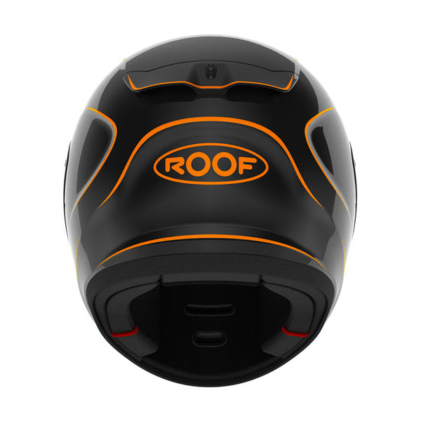 Capacete Roof RO200 Neon Helmet Black Orange