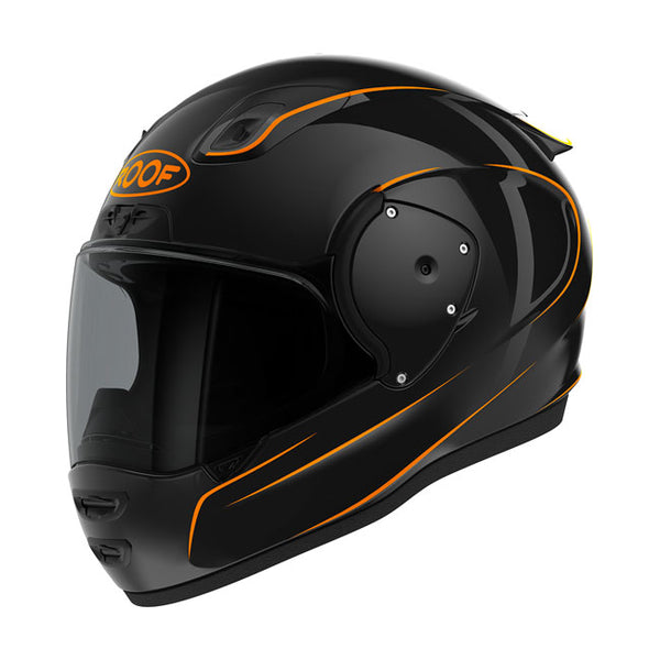 Capacete Roof RO200 Neon Helmet Black Orange