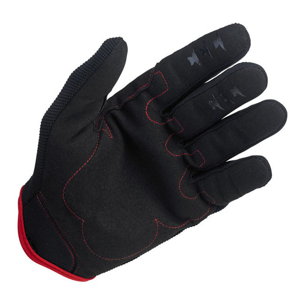 Luvas Biltwell Moto Gloves Black Red